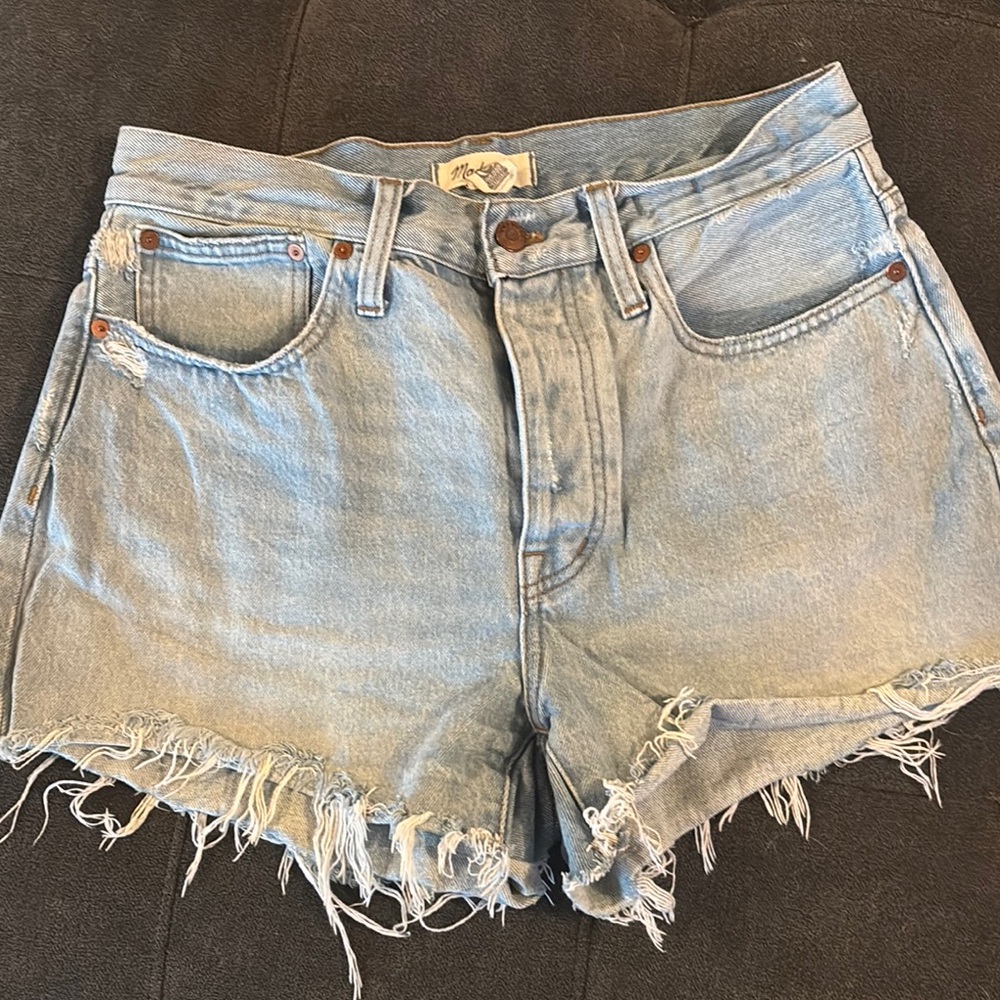 Madewell Light Blue Denim shorts